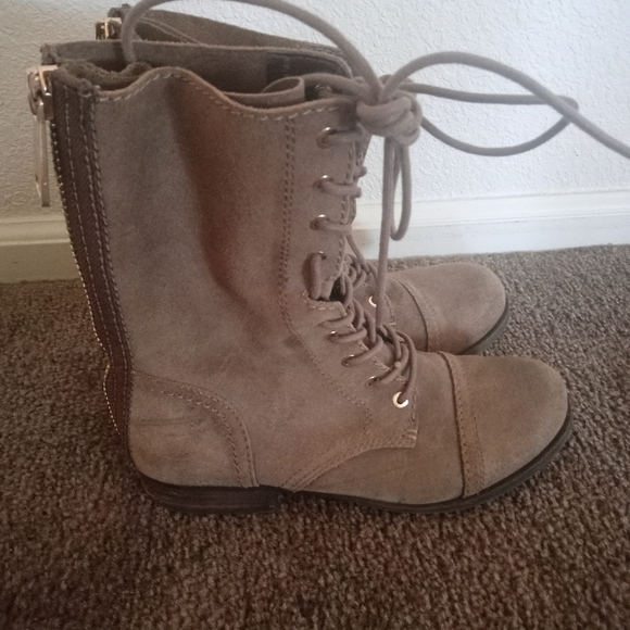 Also Combat Suede Boots - Picture 3 of 3